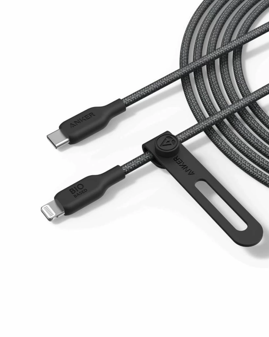 Anker USB-C to Lightning Cable 3ft, MFi Certified Nylon Braided Charging Cord for iPhone 14 13 12 11 Pro Max XR XS 8 Plus, Fast Charging Cable