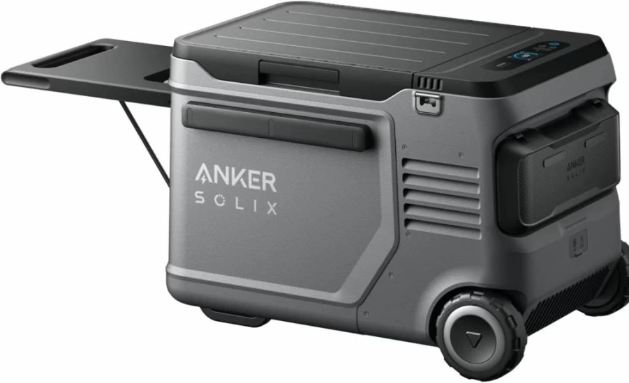 Anker Solix Everfrost 2 58L/61Qt Portable Electric Cooler with 288Wh Battery, Solar/AC/DC Power for Camping, Travel, Fishing -4°F to 68°F