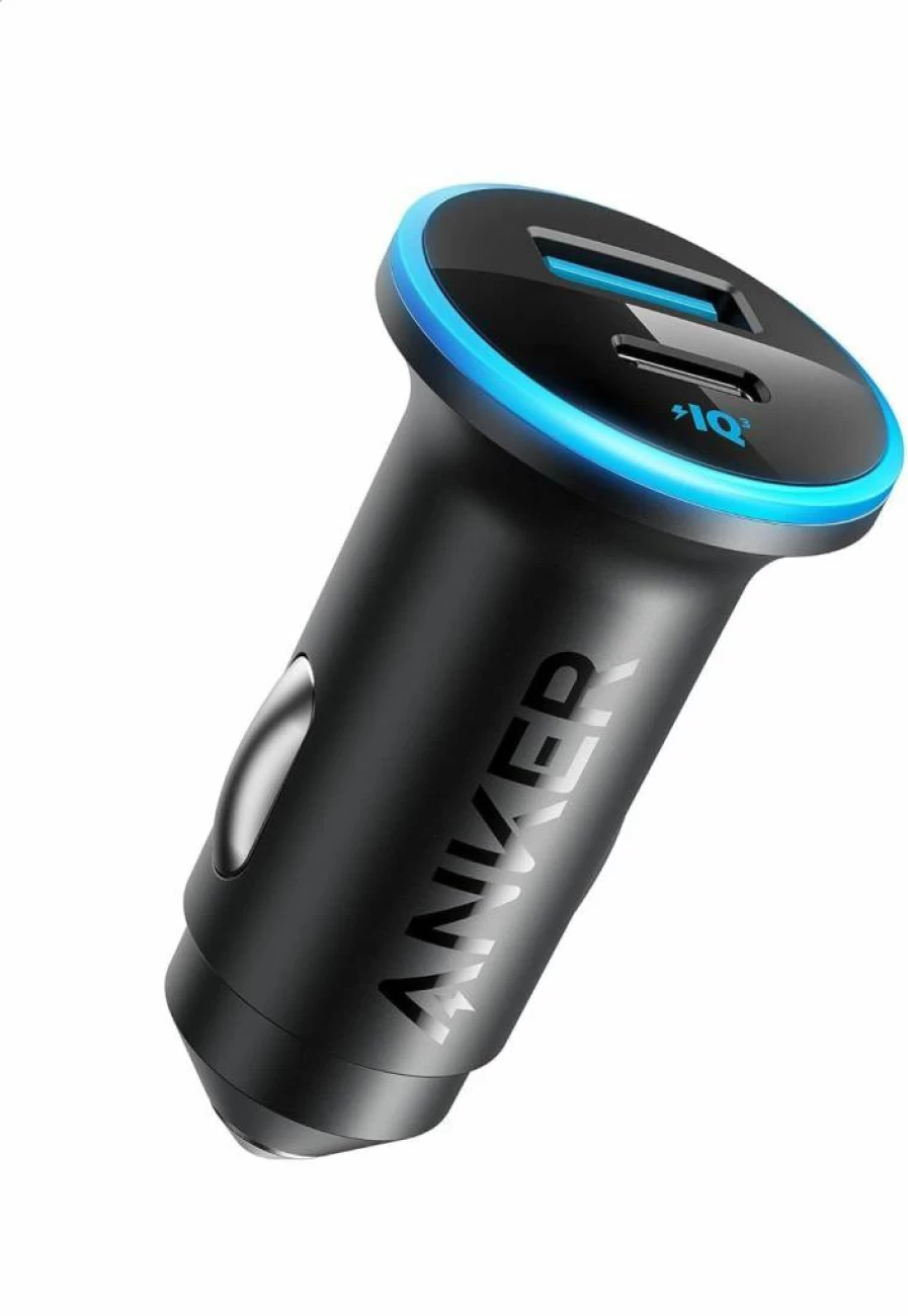Anker 323 52.5W USB-C Car Charger with PowerIQ 3.0 Fast Charging for iPhone 15/14/13/12, Galaxy S23/S22, Pixel, and More