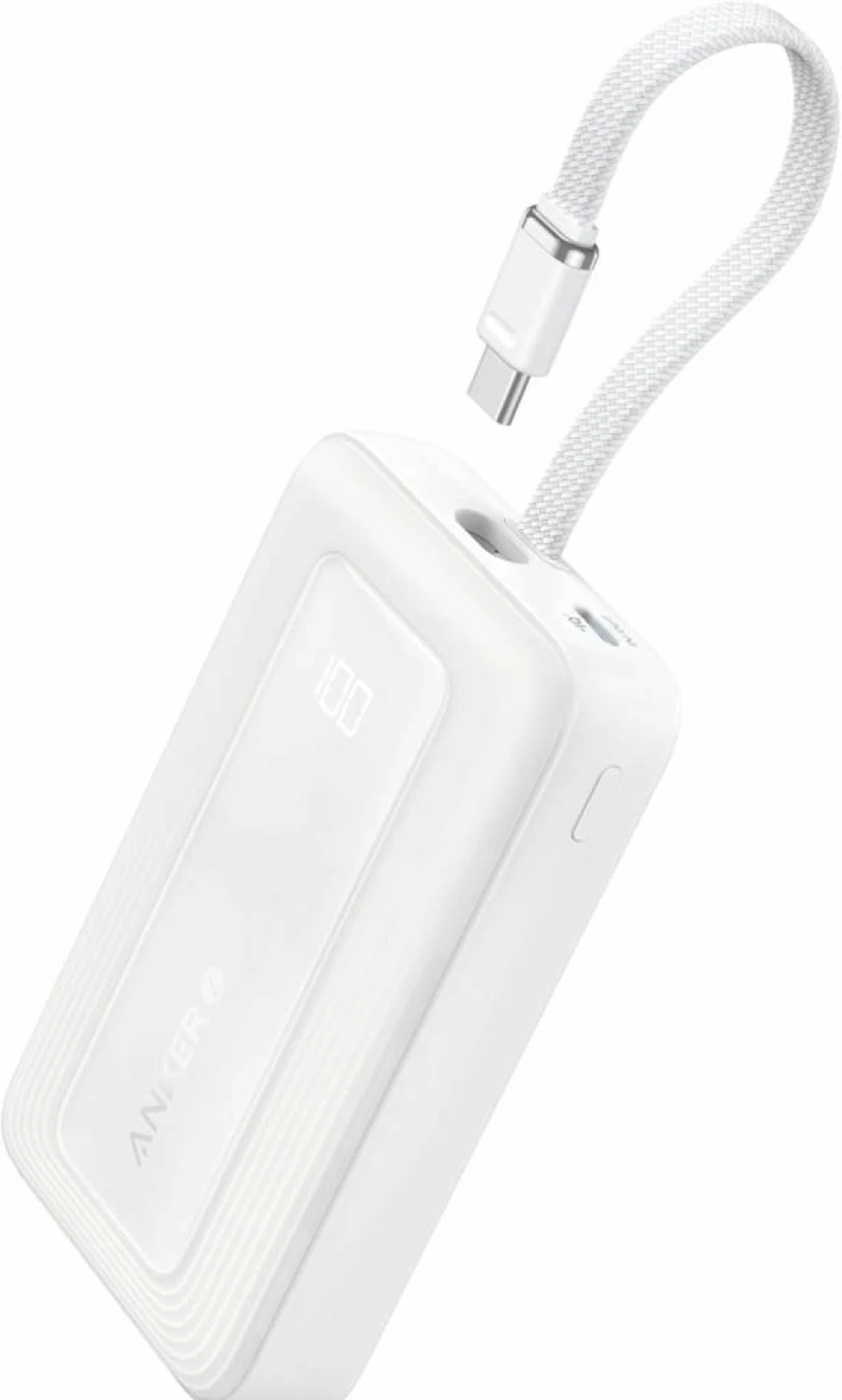 Anker 10,000mAh 30W Power Bank with USB-C Fast Charging, Portable Charger for iPhone 16/15, iPad, MacBook, Galaxy, Google Pixel, and More - Travel Essential Battery Pack