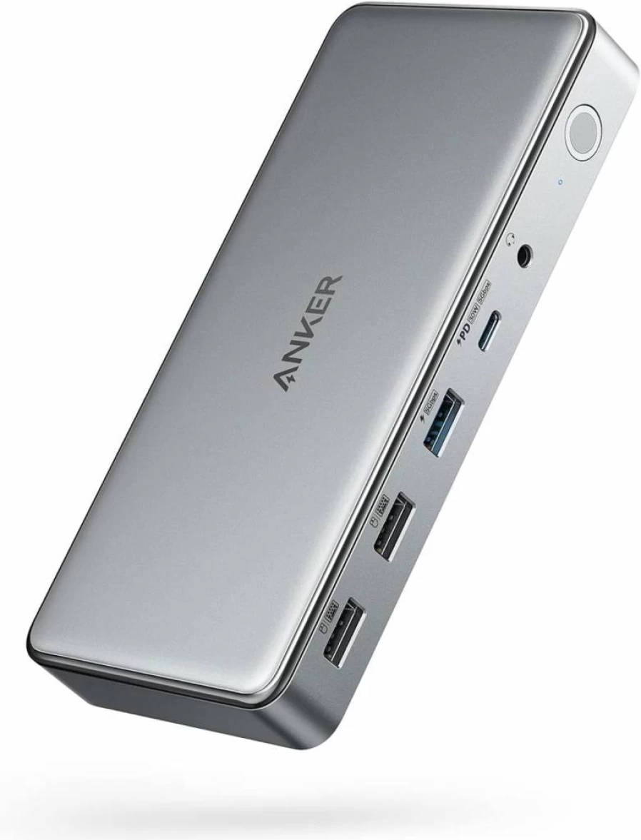 Anker USB C Docking Station 10-in-1 with Dual HDMI, DisplayPort, 4K Output for MacBook Pro/Air, Windows Laptops, and More – DisplayLink Certified
