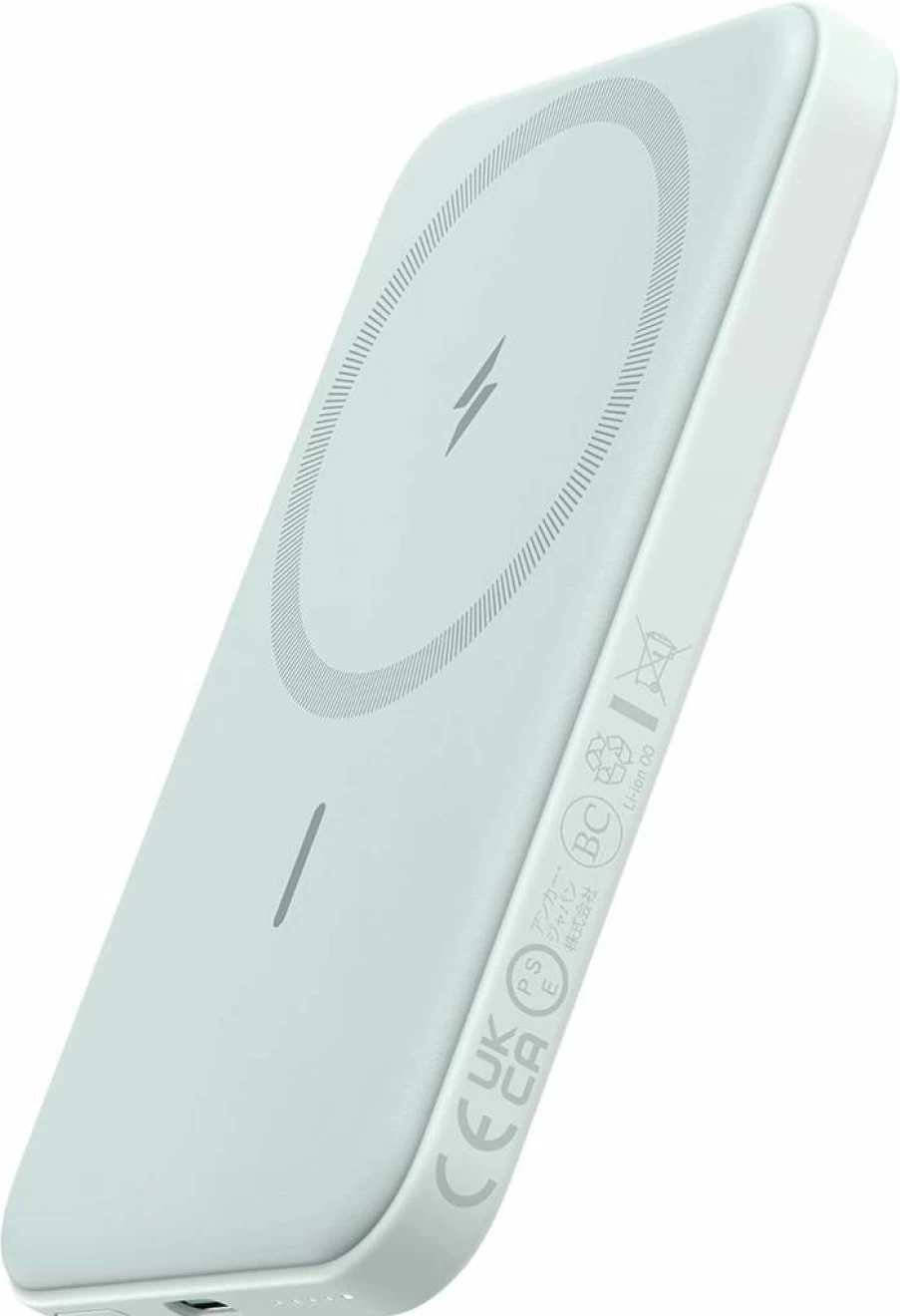 Anker 621 MagGo Magnetic Wireless Power Bank, 5000mAh Portable Charger with USB-C Cable, Magsafe-Compatible for iPhone 16/15/14/13/12 Series