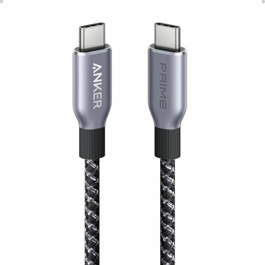 Anker Prime USB C to USB C Cable 240W, Braided Nylon Fast Charging Cord for iPhone 16, MacBook, Galaxy S24, 3ft Durable PD Charger Cable