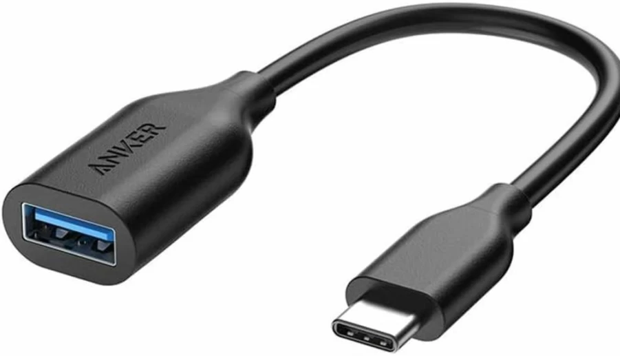 Anker USB-C to USB 3.1 Adapter, USB-C Male to USB-A Female OTG Converter for Samsung Galaxy, iPad Pro, Nexus, LG, and More