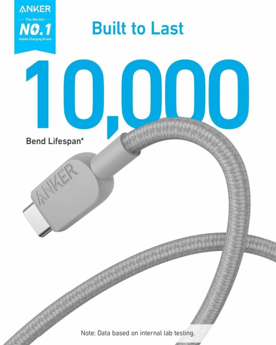 Anker USB A to USB C Cable 2 Pack (6Ft) Fast Charging Cord Compatible with Samsung Galaxy S10/Note 10, LG V30, and More - Black