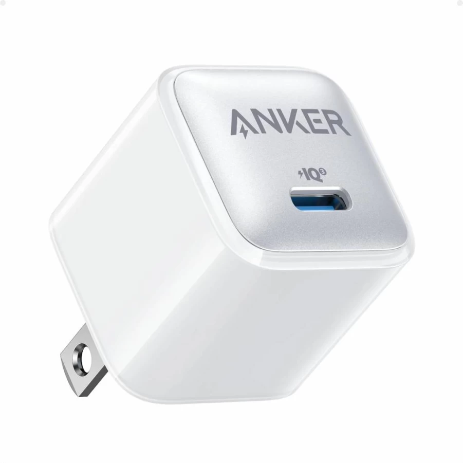 Anker 20W USB-C Fast Charger Block, PIQ 3.0 Compact Power Adapter for iPhone 16/15/14/13, Galaxy S23/S22, Pixel 6/5, iPad (No Cable Included)