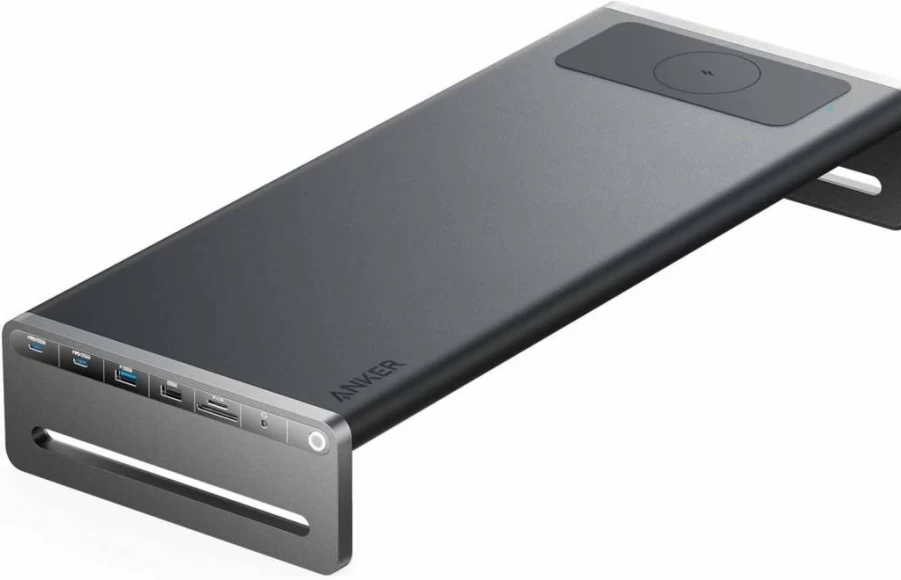 Anker 675 USB-C Docking Station 12-in-1 with Wireless Charging, 10Gbps USB-C Ports, 4K@60Hz HDMI, Compatible with MacBook Pro M1/M2, Lenovo ThinkPad, and More