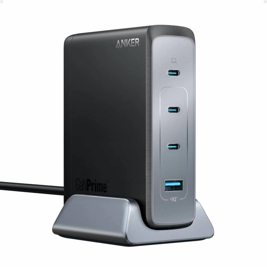 Anker Prime 240W GaN USB-C Charger, 4-Port Compact Fast Charging for MacBook Pro/Air, iPhone 16/15/Pro, iPad, Galaxy S23/S22, and More