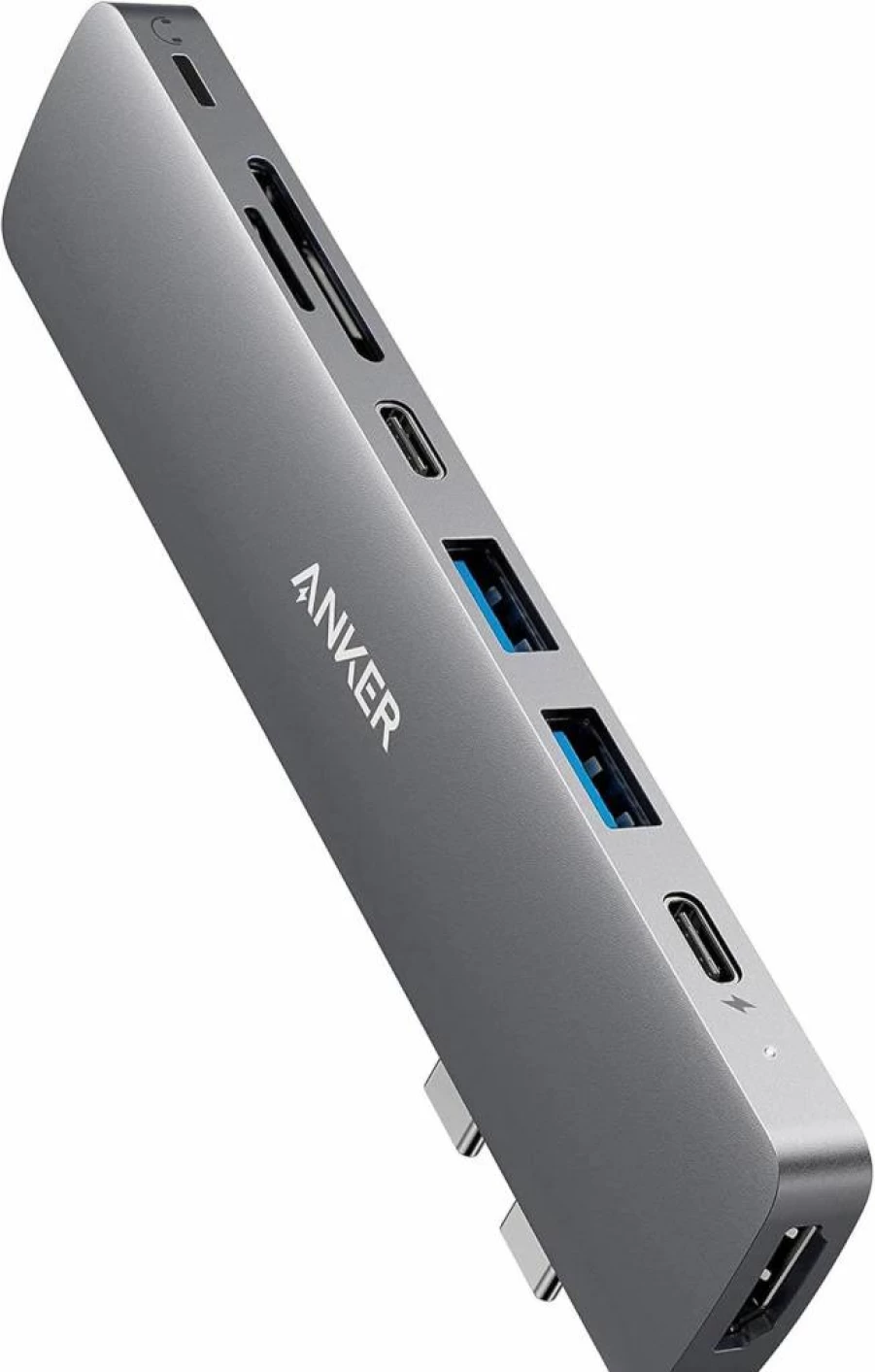 Anker 8-in-1 USB C Hub for MacBook Pro/Air - Thunderbolt 3 Adapter with 4K HDMI, USB-A 3.0, USB-C Data Port, SD Card Reader, 3.5mm Audio, Compatible with MacBook Pro/Air, iPad Pro, and Thunderbolt 3 USB-C Devices