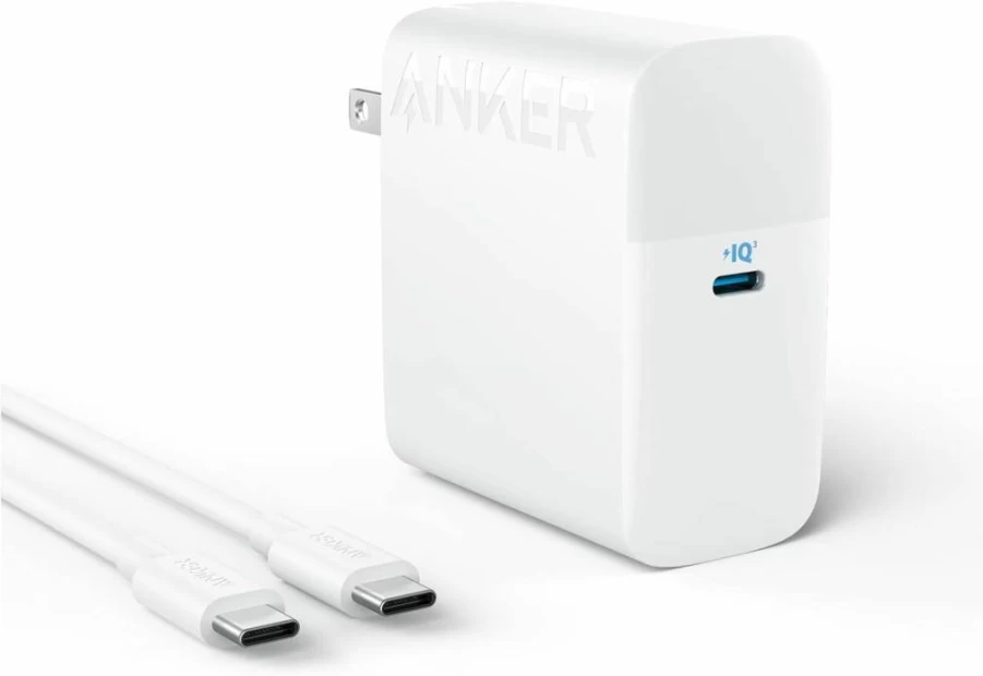 Anker 100W USB C Charger, Compact Foldable Power Adapter for MacBook Pro/Air, iPad Pro, Samsung Galaxy, Includes 5ft USB C Cable